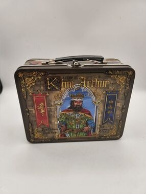 Krewe Of King Arthur New Orleans Mardu Gras Metal Lunchbox 2023 New